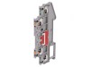 Conector Șine 2 Piste 4 Borne Gri TS35