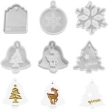 Set de 6 forme pentru prajituri JAHEMU, silicon, transparent