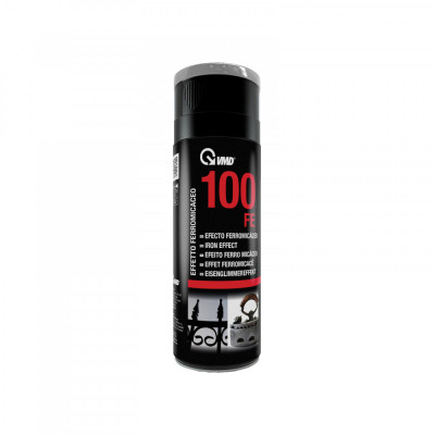 Vopsea spray pentru metale negru lucios 400ml VMD 100 FE Italy foto