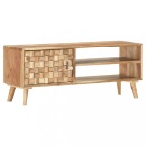 vidaXL Comodă TV, 100 x 35 x 40 cm, lemn masiv de acacia