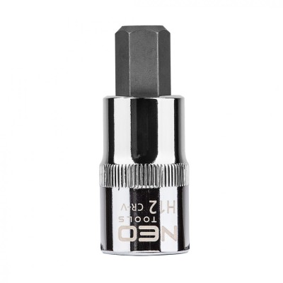 Tubulara cu Bit profil hexagonal 1/2&amp;quot;, H12 X 55 mm NEO TOOLS 08-775 HardWork ToolsRange foto