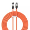 Cablu de date tip-c la tipe-c incarcare super rapida pd100w, 2m baseus coolplay, orange