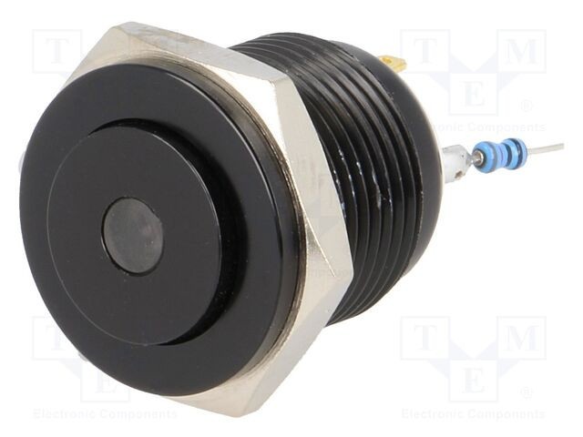 Comutator anti-vandalism ONPOW Poz: 2 SPST-NO 2A/36VDC IP65 albă