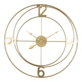 Cumpara ieftin Ceas de perete Rive Pako World Auriu 80x80x3 cm