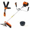 Motocoasa Benzina Farmertec FF250 - 40.2 cmc, 1.6 kW, 6.3 kg, Rezervor 0.64L, Incl. Mosor Fir + Disc