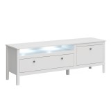 Cumpara ieftin Comoda TV DTD alb Olje 160x42x54.5 cm