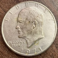 C50 - Moneda foarte veche - America - 1 dollar - litera S - 1971