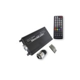 Kit fibra optica LED RGB+W plafon instelat cu efect meteorit - Stea Cazatoare 700 fire ,3m 12V cu aplicatie