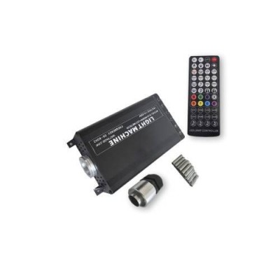 Kit fibra optica LED RGB+W plafon instelat cu efect meteorit - Stea Cazatoare 700 fire ,3m 12V cu aplicatie foto