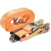 Set 2 chingi cu intinzator 2500/5000 daN, 50mmx6 m, Vorel