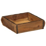 vidaXL Tavă, 31x29x10 cm, lemn masiv reciclat