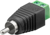 Mufa RCA tata rapida tip regleta prindere cu surub Goobay 76740