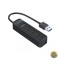Hub USB Orico TWU32-4A-BK-EP-HU 1 x USB-A 3.1 - 3 x USB-A - 1 x USB-C Negru