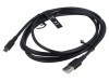Cablu Vention USB 2.0 A la Micro B, 2m, Cuprum, Dublu Ecranat, PVC Negru
