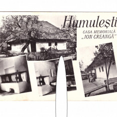CP Humulesti - Casa memoriala Ion Creanga, RPR, circulata 1962, stare buna
