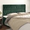 VidaXL Tăblii de pat, 4 buc, verde &icirc;nchis, 100x7x78/88 cm, catifea 3116737