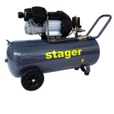 Compresor aer Stager HM3100V, 100L, 8 bar, 356 l/min, monofazat