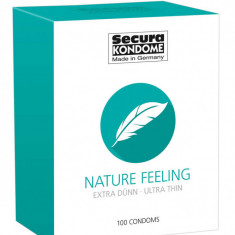 Prezervative Secura Sentiment Natural 100 buc