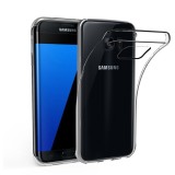 Husa Transparenta Silicon Ultraslim Samsung Galaxy S7 Edge - Protectie Socuri si Zgarieturi, Carcasa Slim