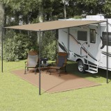 VidaXL Covor pentru cort, gri taupe, 200x400 cm 310738
