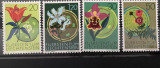 PC494 - Liechtenstein 1970 Flora, serie MNH, 4v, Nestampilat