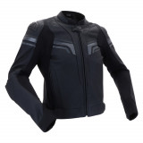 Cumpara ieftin Geaca Moto Piele Richa Matrix 2 Jacket, Negru/Gri, Marime 58