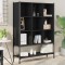 vidaXL Bibliotecă, negru, 102x30x141,5 cm, lemn prelucrat 3214329