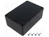Carcasa ABS, 90mmx135mmx50mm, IP65, MASZCZYK - KM-176BK
