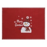 Suport Farfurie Craciun Om de Zapada Merry Christmas 40x30cm, CMCLASS