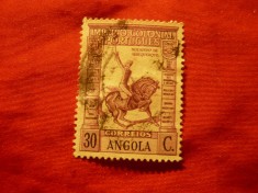 Timbru Angola Portugheza 1938 - Calaret - val. 30C stampilat foto