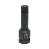 Cheie tubulara de impact spline M16, 78 mm, 1/2 inch, Cr-Mo