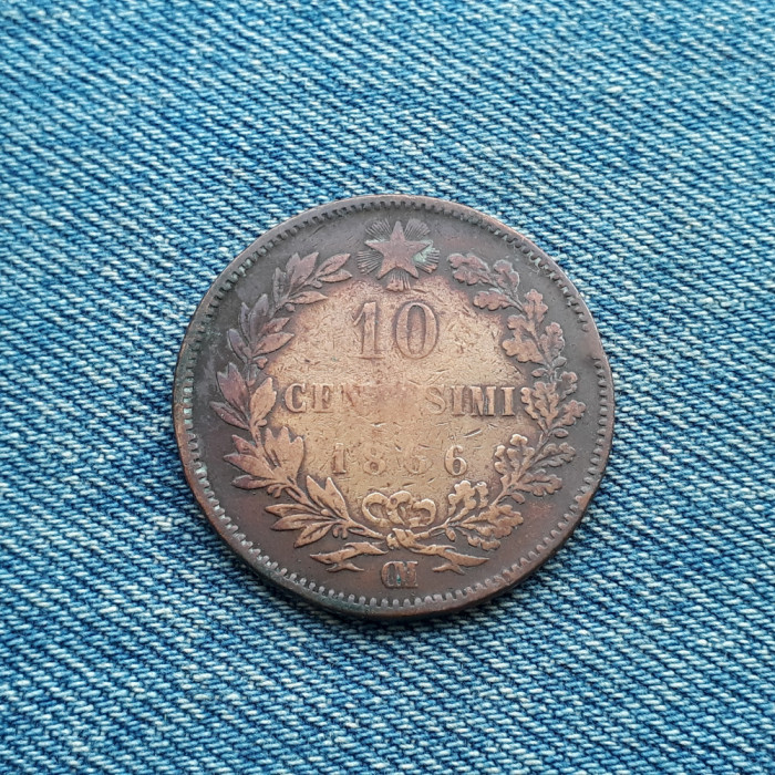 1d - 10 Centesimi 1866 OM Italia