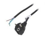 Cablu Alimentare 3x0,75mm2 cu Ștecăr &icirc;n Unghi PVC, Akyga