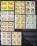 1961 Centenarul Gradinii Botanice - bloc de 4 MNH** - LP 524 + 524a dant+nedant