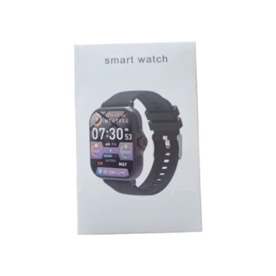 Smart Watch de mana curea neagra, unisex foto