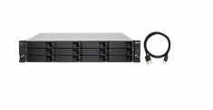 Qnap expansion tl-r1200c-rp 12-bay 3.5 sata 2u rackmount 12x max hdds/ssds supported 33.4 db(a) foto