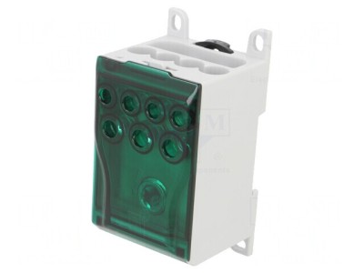 Bloc de Distribuție cu 8 Borne, 51.4mm foto
