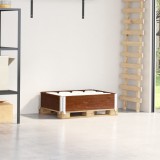 Cumpara ieftin Ramă pentru paleți, maro, 80x60 cm, lemn masiv de pin