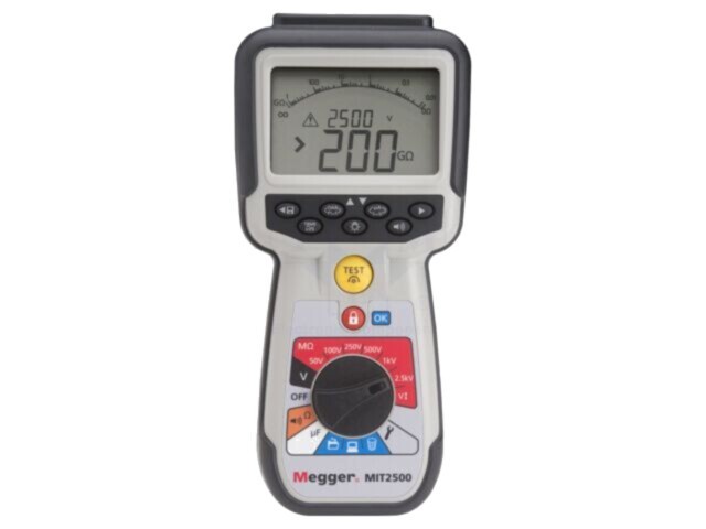 Aparat măsură rezistență izolație MEGGER LCD 10mV-600V cod 1004-745