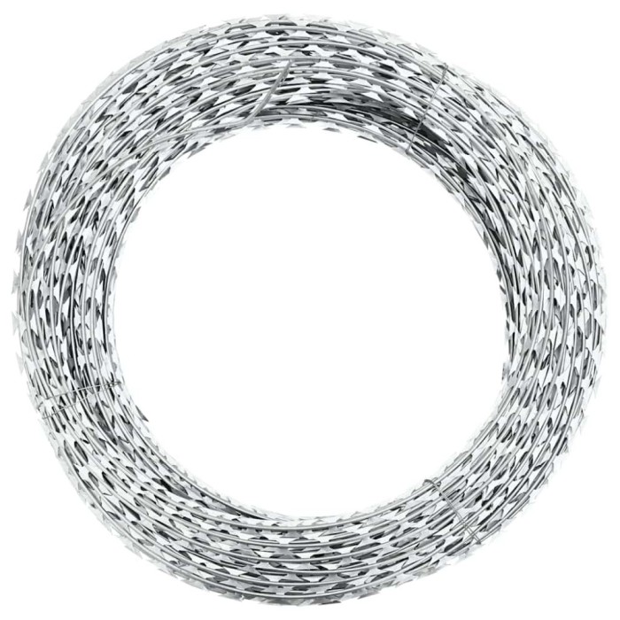 vidaXL Concertina S&acirc;rmă ghimpată NATO, oțel galvanizat, 300 m