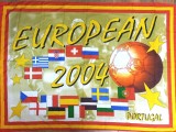 Steag fotbal - Campionatul European de Fotbal din PORTUGALIA 2004 (dimensiuni 130x95 cm)