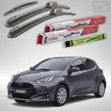 Cumpara ieftin Stergatoare Mazda 2 Hybrid XP210 2022-2024 Set Fata si Spate Flat TeamCar