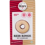 Werz Biscuiti din Orez Integral cu Glazura Ciocolata Fara Gluten Bio Eco 110g