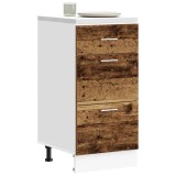 VidaXL Dulap inferior &ldquo;Lyon&rdquo; Lemn vechi 40x46x81,5 cm Lemn prelucrat