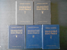 RUDOLF RICHTER - MASINI ELECTRICE 5 volume, Editura Tehnica 1958-1961 foto