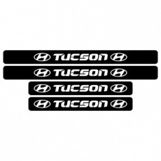 Set protectie prag Hyundai Tucson sticker auto foto