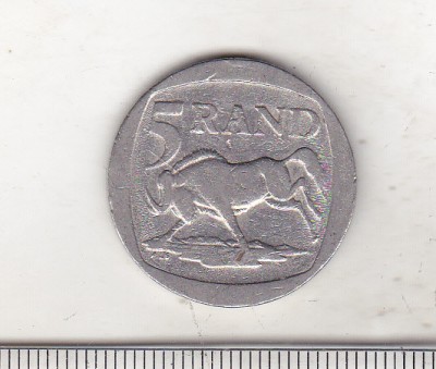 bnk mnd Africa de Sud 5 rand 1994 , fauna foto