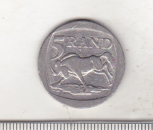 bnk mnd Africa de Sud 5 rand 1994 , fauna