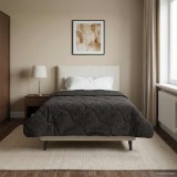 vidaXL Duvet de iarnă Patos Antracit 135 x 200 cm 42026306