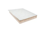 Cumpara ieftin Topper Aloe Vera 160x200x5 cm, cu elastic, husa detasabila si lavabila, fermitate medie Relax KipRoom
